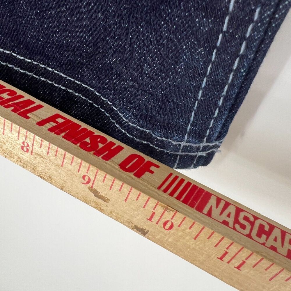 Juicy Couture Jeans Women 3/26 Blue Abbot Stone Hammerloop Rinse Wide Leg JC643 - Picture 10 of 12